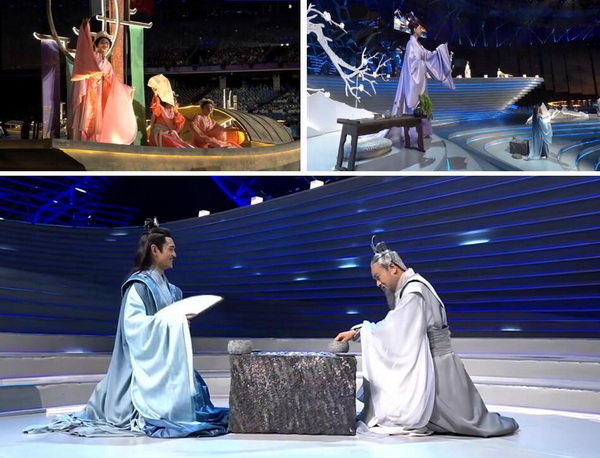 揭秘，亞運會開幕式服裝出處在這，楚艷水墨入詩畫