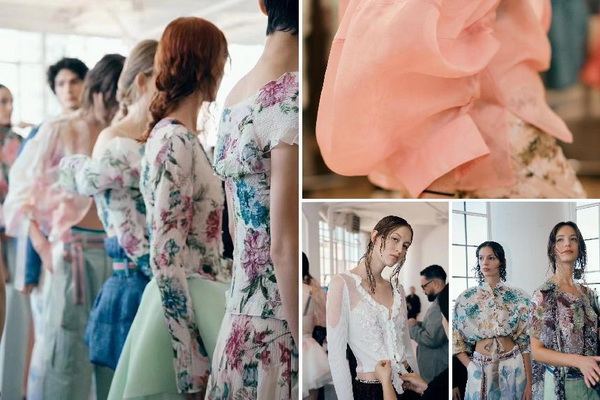 玖姿JUZUI創意總監王陶2025春夏紐約時裝周&ldquo;盛開&rdquo;花樣新中式