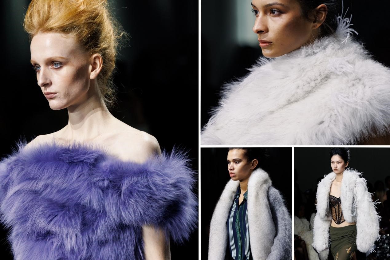 攜手玖姿JUZUI創意總監王陶Taoray Wang 老錢皮草紐約時裝周成新貴